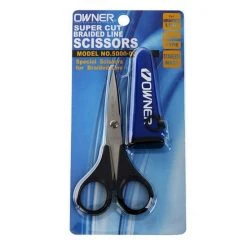 Owner Super Cut Braided Line Scissors - Fishing Braid Scissors With Soft Sheath -Outlet Fishing Accessories Store 1221982 2