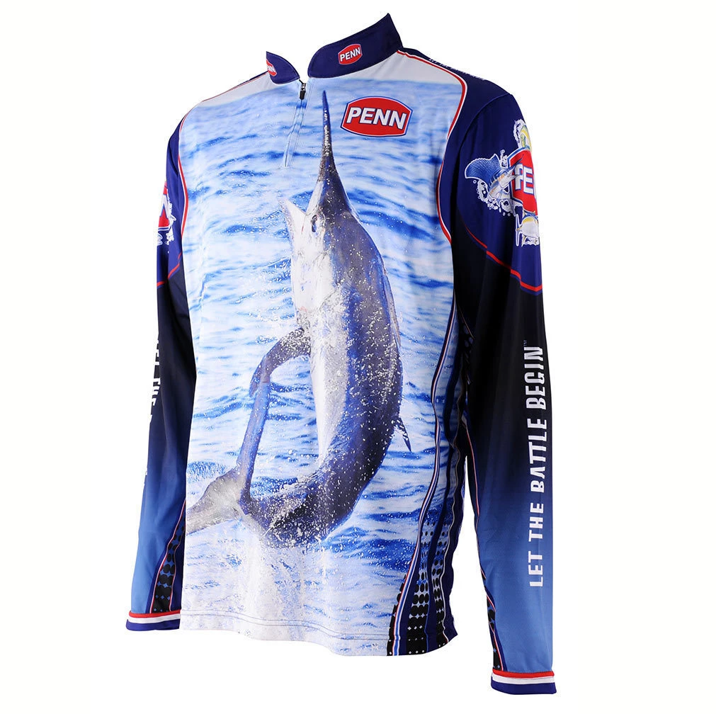 Fishing Shirts & Polos Penn Black Marlin Long Sleeve Tournament Fishing Shirt - Dye Sublimated 3 Fishing Shirts & Polos Penn Black Marlin Long Sleeve Tournament Fishing Shirt - Dye Sublimated