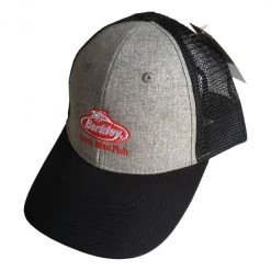 Hats/Caps Grey Berkley Mesh Trucker Fishing Cap With Adjustable Snapback Closure
