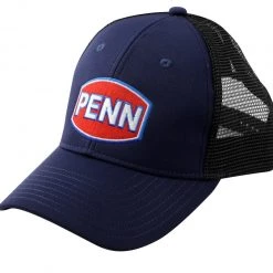 Hats/Caps PENN Mesh Trucker Fishing Cap With Adjustable Snapback Closure-Fishing Hat
