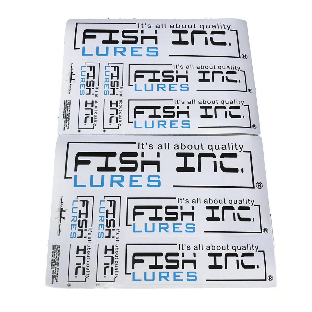 Team Fish Inc. Lures Sticker Pack - 14 Assorted Fishing Stickers - Boat Decals 3 Team Fish Inc. Lures Sticker Pack - 14 Assorted Fishing Stickers - Boat Decals