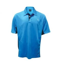Fishing Shirts & Polos Small Jarvis Walker Sky Blue Polo Shirt-Breathable Fabric Fishing Shirt With Collar