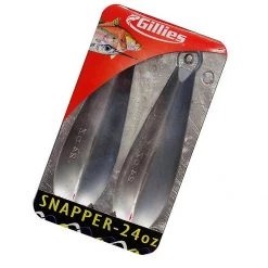 Sinker Moulds Gillies 24oz Snapper Sinker Mould - Makes 2 Snapper Sinkers At A Time