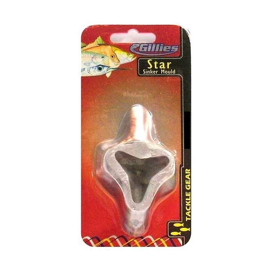 Sinker Moulds Gillies Star Sinker Mould Combo - Makes 3 Different Star Sinkers 4 Sinker Moulds Gillies Star Sinker Mould Combo - Makes 3 Different Star Sinkers - Image 2