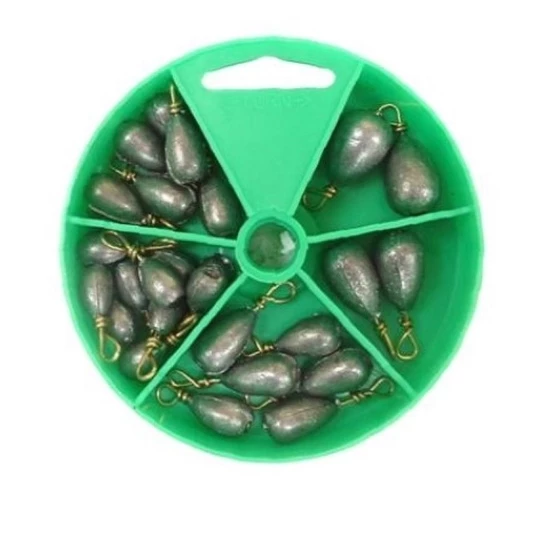 27 Gillies Bass Casting Sinkers In Convenient Dial Pack - Assorted Sizes And Weights 5 27 Gillies Bass Casting Sinkers In Convenient Dial Pack - Assorted Sizes And Weights - Image 3
