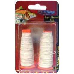 Bait Needles Gillies Bait Thread - 2 Spools Of Elasticised Thread -Outlet Fishing Accessories Store 28BT 2