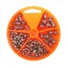 124 Gillies Split Shot Sinkers In Convenient Dial Pack - Assorted Sizes And Weights -Outlet Fishing Accessories Store 28SHOT