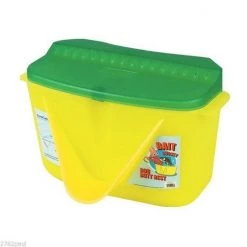 Surecatch Large Bait Bucket With Rod Butt Rest And Accessories Shelf -Outlet Fishing Accessories Store 309bhl 9