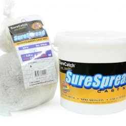 12ft Surecatch Surespread Mono Cast Net With 1 Inch Mesh Size And Bottom Pocket