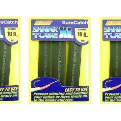 3 Packets Of Black SureCatch Fishing Heat Shrink Tube - Wire Cable Sleeve Tubing
