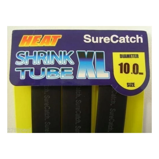 3 Packets Of Black SureCatch Fishing Heat Shrink Tube - Wire Cable Sleeve Tubing 6 3 Packets Of Black SureCatch Fishing Heat Shrink Tube - Wire Cable Sleeve Tubing - Image 4