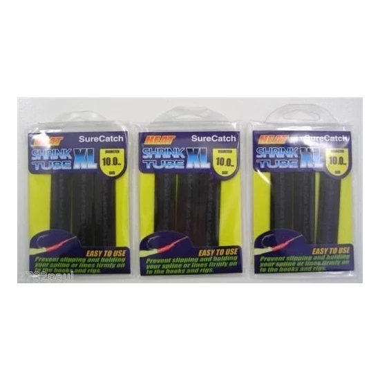 3 Packets Of Black SureCatch Fishing Heat Shrink Tube - Wire Cable Sleeve Tubing 8 3 Packets Of Black SureCatch Fishing Heat Shrink Tube - Wire Cable Sleeve Tubing - Image 6