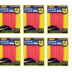 10 Packets Of Red SureCatch Fishing Heat Shrink Tube - Wire Cable Sleeve Tubing