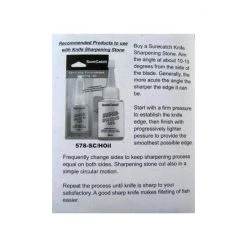 Surecatch Fishing Knife Sharpening Stone - Hi Grade Aluminium Oxide -Outlet Fishing Accessories Store 309kss 7