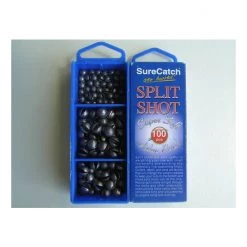 Surecatch 100 Pce Split Shot Sinker Pack 3 Sizes + Tackle Box - 1g 2g 3g 13 Surecatch 100 Pce Split Shot Sinker Pack 3 Sizes + Tackle Box - 1g 2g 3g -Outlet Fishing Accessories Store 309setss100 5