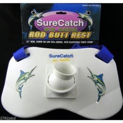 Surecatch Rod Butt Rest 12 Inch Designed In The U.S.A Salt/Fresh Water - Adjustable -Outlet Fishing Accessories Store 309trsul 2