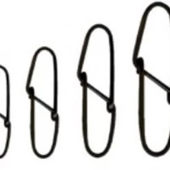 10 Pack Of Asari Black Pro Lure Snaps - Fishing Lure Clips