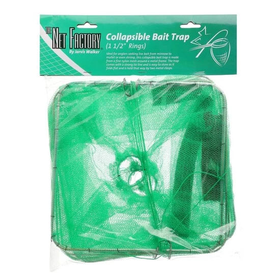 Bait Traps & Berley Buckets Jarvis Walker Net Factory Collapsible Bait Trap With 1 1/2 Inch Entry Rings 5 Bait Traps & Berley Buckets Jarvis Walker Net Factory Collapsible Bait Trap With 1 1/2 Inch Entry Rings - Image 3