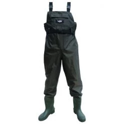 Waders Wildfish Chest Wader-Tough Nylon/PVC Fishing Wader With Integrated Boot -Outlet Fishing Accessories Store 35WA07 2