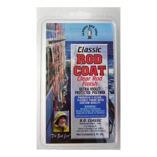 Hooked Online Repair Kits 4 Oz Classic Rod Coat Clear Fishing Rod Finish Uv Polymer - 2 Part Epoxy 5 Hooked Online Repair Kits 4 Oz Classic Rod Coat Clear Fishing Rod Finish Uv Polymer - 2 Part Epoxy - Image 3