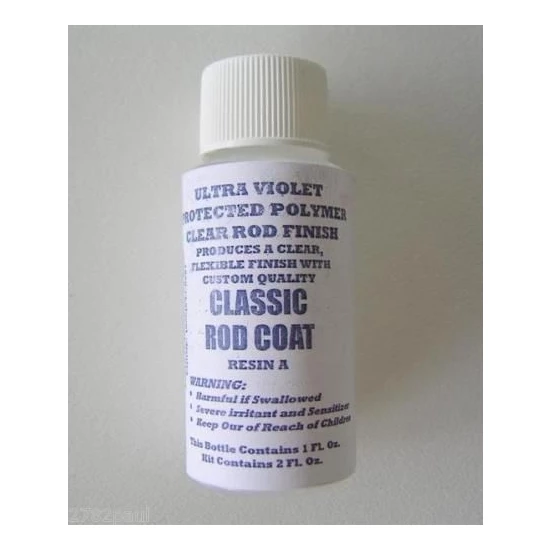 Hooked Online Repair Kits 4 Oz Classic Rod Coat Clear Fishing Rod Finish Uv Polymer - 2 Part Epoxy 7 Hooked Online Repair Kits 4 Oz Classic Rod Coat Clear Fishing Rod Finish Uv Polymer - 2 Part Epoxy - Image 5