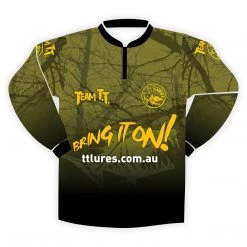 Fishing Shirts & Polos TT Lures Kids Long Sleeve Tournament Fishing Shirt With Front Zip