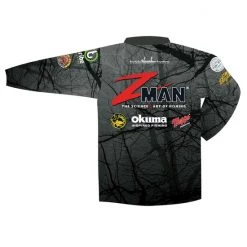 Fishing Shirts & Polos Zman Kids Tournament Long Sleeve Fishing Shirt-Quick Dry Zippered Fishing Jersey -Outlet Fishing Accessories Store 4112 2