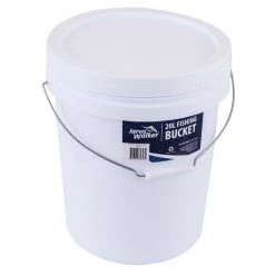 Bait Buckets Jarvis Walker 20L Plastic Fishing Bucket With Lid -Outlet Fishing Accessories Store 42221 1