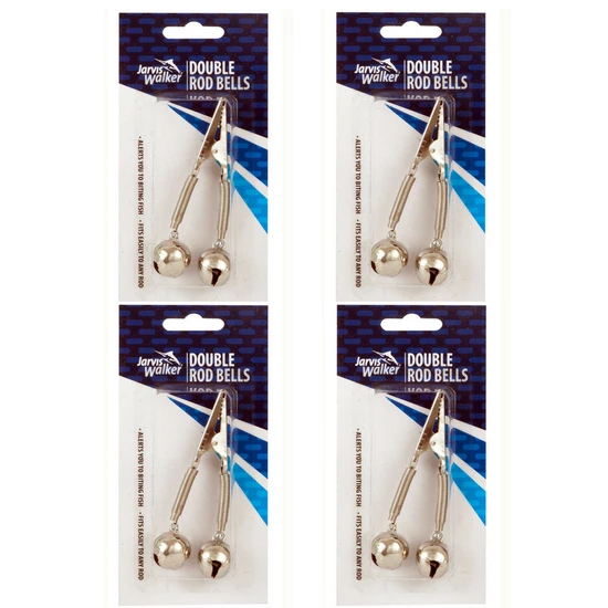 Other Jarvis Walker Double Rod Bells X 4 - Fish Bite Alert (pack Of 4) 4 Other Jarvis Walker Double Rod Bells X 4 - Fish Bite Alert (pack Of 4) - Image 2