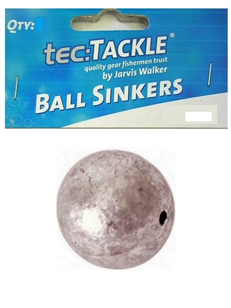 7 Pack Of Jarvis Walker Size 7 Ball Sinkers - Value Pack 3 7 Pack Of Jarvis Walker Size 7 Ball Sinkers - Value Pack