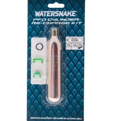 Life Jackets Watersnake 33gm Inflatable Adult PFD Cylinder Recharge Kit With Clips