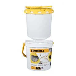 Bait Buckets Frabill 4800 Drainer Live Bait Bucket - 2 Piece Minnow Bucket -Outlet Fishing Accessories Store 72F4800 1