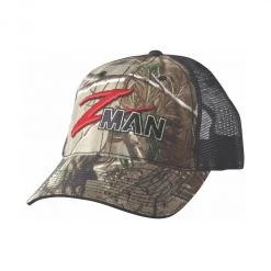 Hats/Caps ZMan Lures ZMan Trucker Fishing Cap In Realtree Camo - Adjustable Fishing Hat