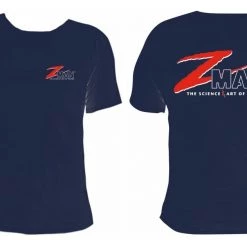 Fishing Shirts & Polos Navy Blue Zman Logo Tee Shirt - 100% Cotton Short Sleeve Fishing Shirt