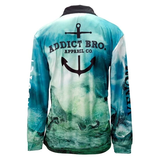 Fishing Shirts & Polos Wilson Venom Addict Brothers Kraken Tournament Long Sleeve Fishing Shirt -UPF50+ 6 Fishing Shirts & Polos Wilson Venom Addict Brothers Kraken Tournament Long Sleeve Fishing Shirt -UPF50+ - Image 4