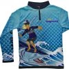 Fishing Shirts & Polos Wilson Lil Captain Kids Long Sleeve Fishing Shirt - UPF 25+ Sun Protection -Outlet Fishing Accessories Store AFSLCK2