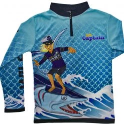 Fishing Shirts & Polos Wilson Lil Captain Kids Long Sleeve Fishing Shirt - UPF 25+ Sun Protection