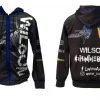 Jackets And Jumpers Wilson Sublimated Hooded Jacket With Full Zippered Front - Fishing Hoodie -Outlet Fishing Accessories Store AHWZS