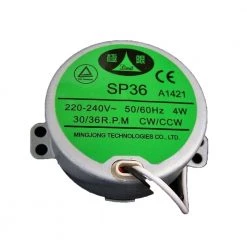 Alps Grips 30/36 RPM Replacement Rod Wrapping Motor For Fishing Rod Binding Machine