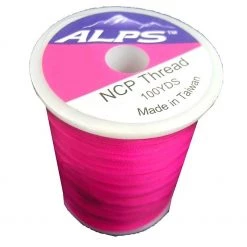 Rod Wrapping Threads Alps 100yds Of Deep Pink Rod Wrapping Thread - Size A (0.15mm) Rod Binding Cotton