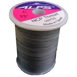 Rod Wrapping Threads Alps 100yds Of Grey Rod Wrapping Thread - Size C (0.2mm) Rod Binding Cotton
