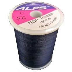 Rod Wrapping Threads Alps 100yds Of Deep Blue Rod Wrapping Thread - Size C (0.2mm) Rod Binding Cotton
