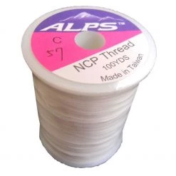 Rod Wrapping Threads Alps 100yds Of White Rod Wrapping Thread - Size C (0.2mm) Rod Binding Cotton
