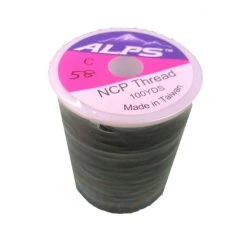 Rod Wrapping Threads Alps 100yds Of Black Rod Wrapping Thread - Size C (0.2mm) Rod Binding Cotton -Outlet Fishing Accessories Store Alps Thread 100yds 58 2