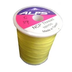 Rod Wrapping Threads Alps 100yds Of Yellow Rod Wrapping Thread - Size C (0.2mm) Rod Binding Cotton -Outlet Fishing Accessories Store Alps Thread 100yds 59 2