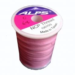 Rod Wrapping Threads Alps 100yds Of Light Pink Rod Wrapping Thread - Size C (0.2mm) Rod Binding Cotton
