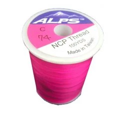 Rod Wrapping Threads Alps 100yds Of Deep Pink Rod Wrapping Thread - Size C (0.2mm) Rod Binding Cotton -Outlet Fishing Accessories Store Alps Thread 100yds 74 2