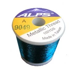 Rod Wrapping Threads Alps 100yds Of Metallic Blue Rod Wrapping Thread-Size A (0.15mm) Thread -Outlet Fishing Accessories Store Alps Thread 100yds 9049 2