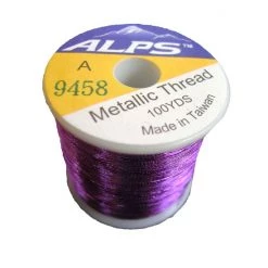 Rod Wrapping Threads Alps 100yds Of Metallic Light Purple Rod Wrapping Thread-Size A (0.15mm) Thread -Outlet Fishing Accessories Store Alps Thread 100yds 9458 2