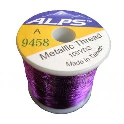 Rod Wrapping Threads Alps 100yds Of Metallic Light Purple Rod Wrapping Thread-Size A (0.15mm) Thread